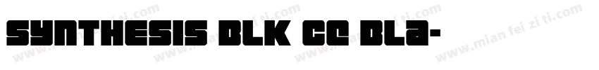 Synthesis Blk CE Bla字体转换